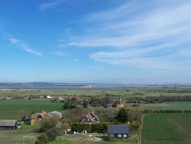 View from Chalk Church, Kent UK