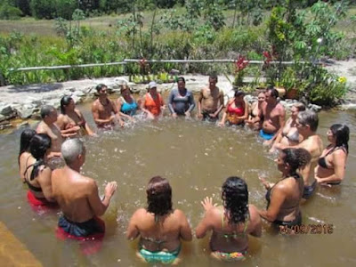 piscina natural no Território Macuxi/PB