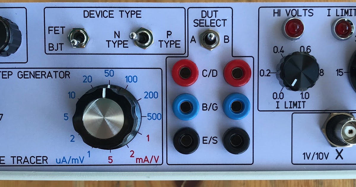 Paul's DIY electronics blog Building a Curve Tracer Version 2