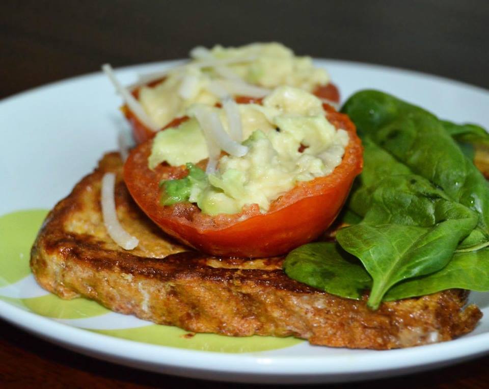 NouJi Creations Tomato Eggy Toast Breakfast