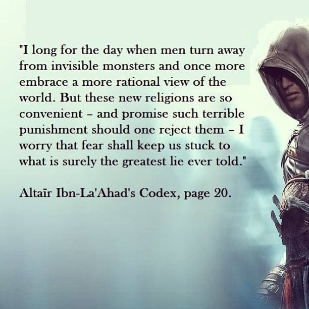 Assassin's Creed Inspirational Quotes  