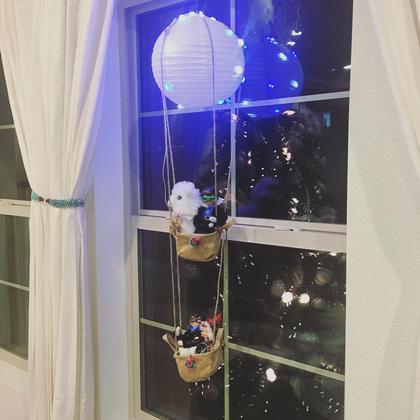 Elf on the Shelf Ideas Hot Air Ballon Return This Bittersweet Life