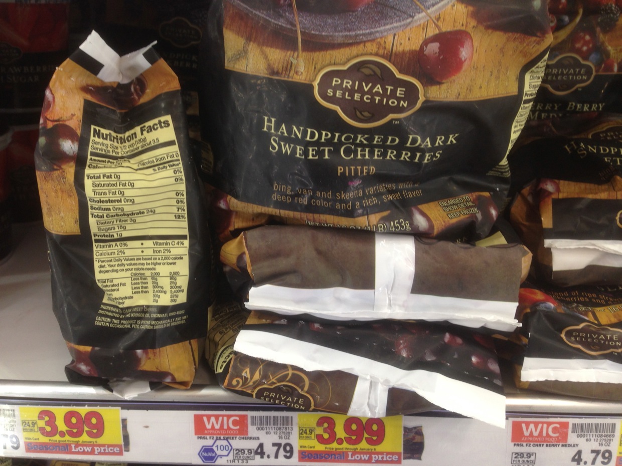 Healthy Grocery Dark Sweet Cherries, 16 oz, Private Selection Kroger