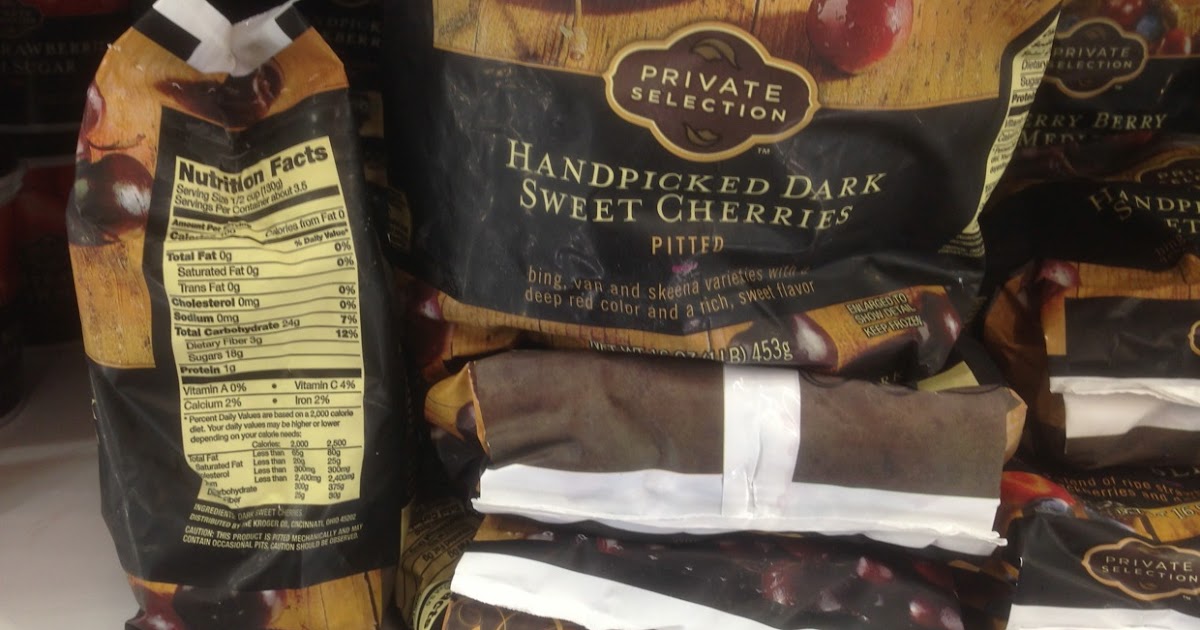 Healthy Grocery Dark Sweet Cherries, 16 oz, Private Selection Kroger