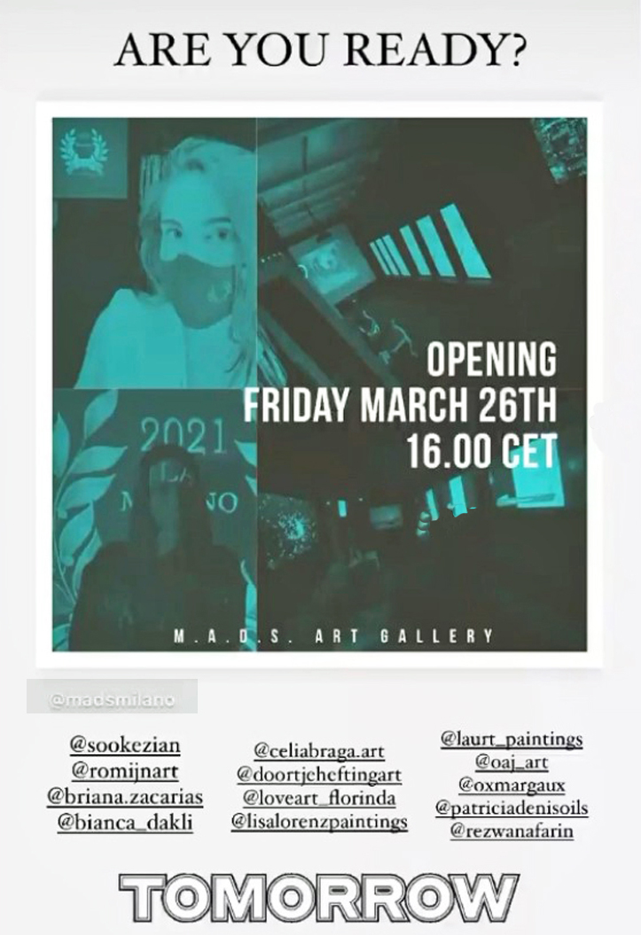 Lisa Lorenz Studio Blog New Art Exhibit in Milan, Italy MADS Art