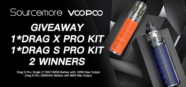 VOOPOO Drag X Pro & Drag S Pro Kits Giveaway