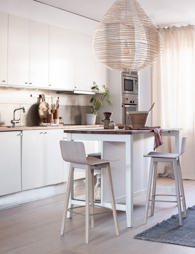 Our kitchen - And the Perfect Danish Counter Stool!