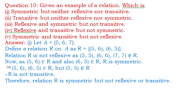 are all reflexive relations transitive