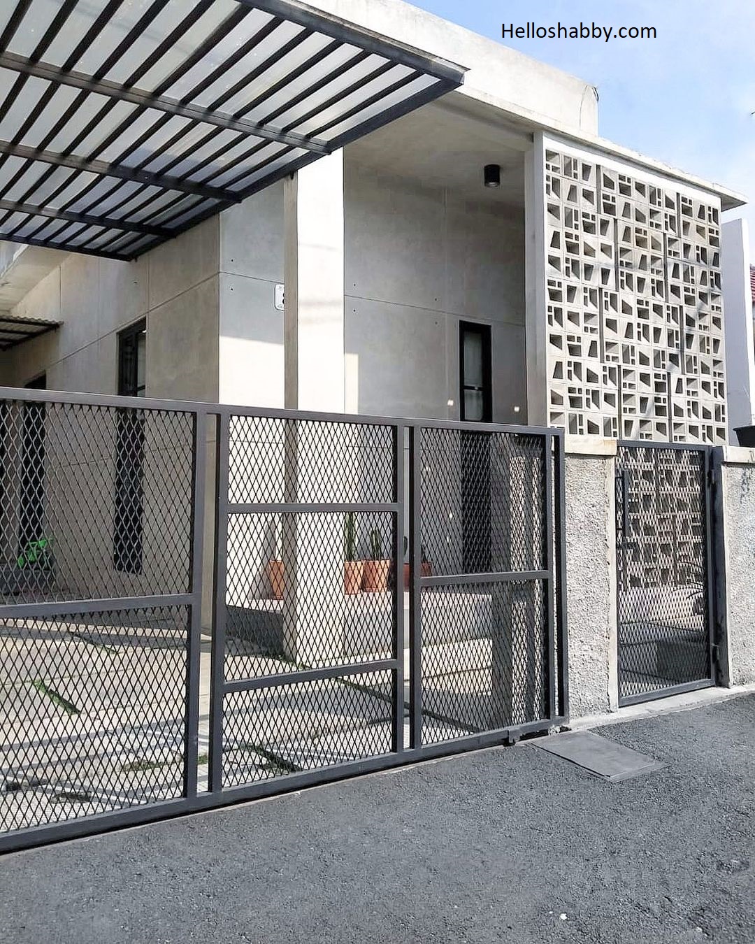 Pagar Rumah Type 36 Terbaru Unik dan Elegant ~ HelloShabby.com