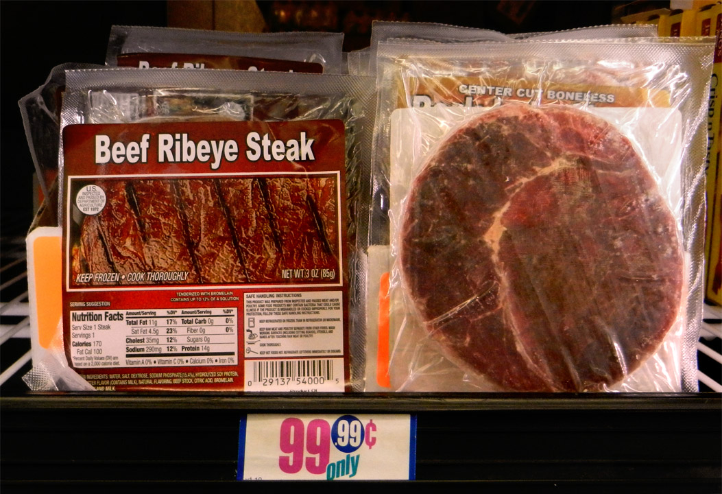 The 99 Cent Chef Broiling Ribeye Steak & Red Potatoes Video Recipe