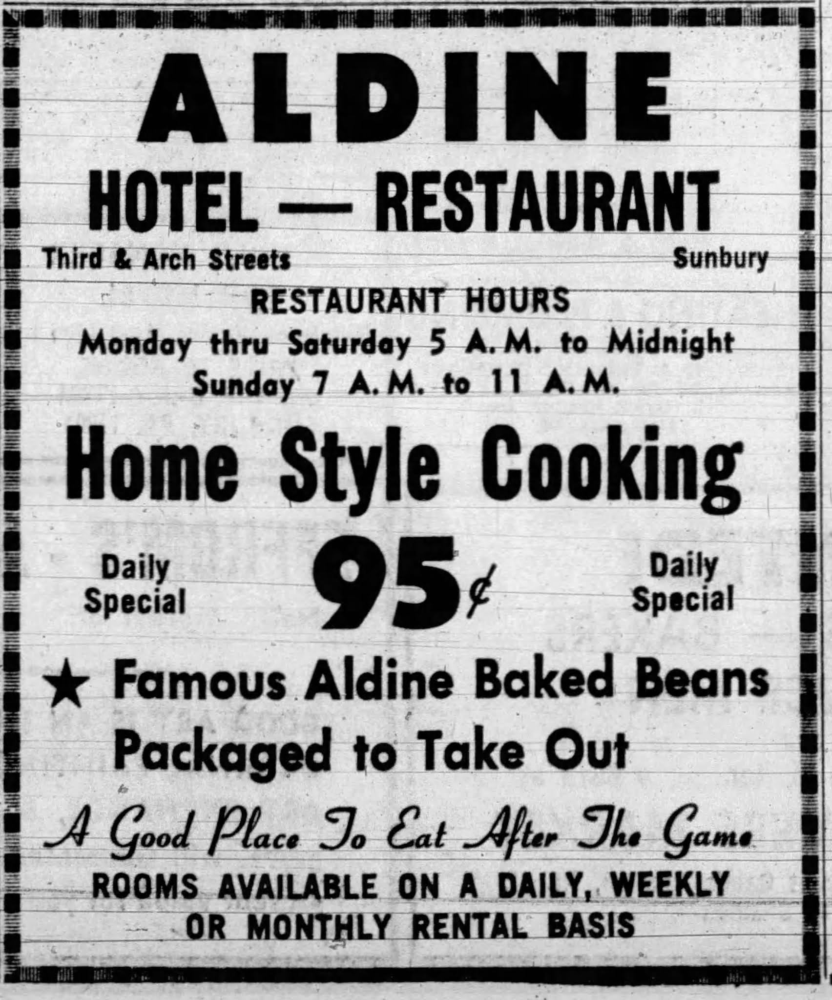 Valley Girl Views The Famous Aldine Baked Beans