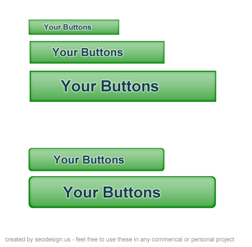 17 Free Colored Web Buttons PSD Download