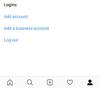 Logout Instagram account