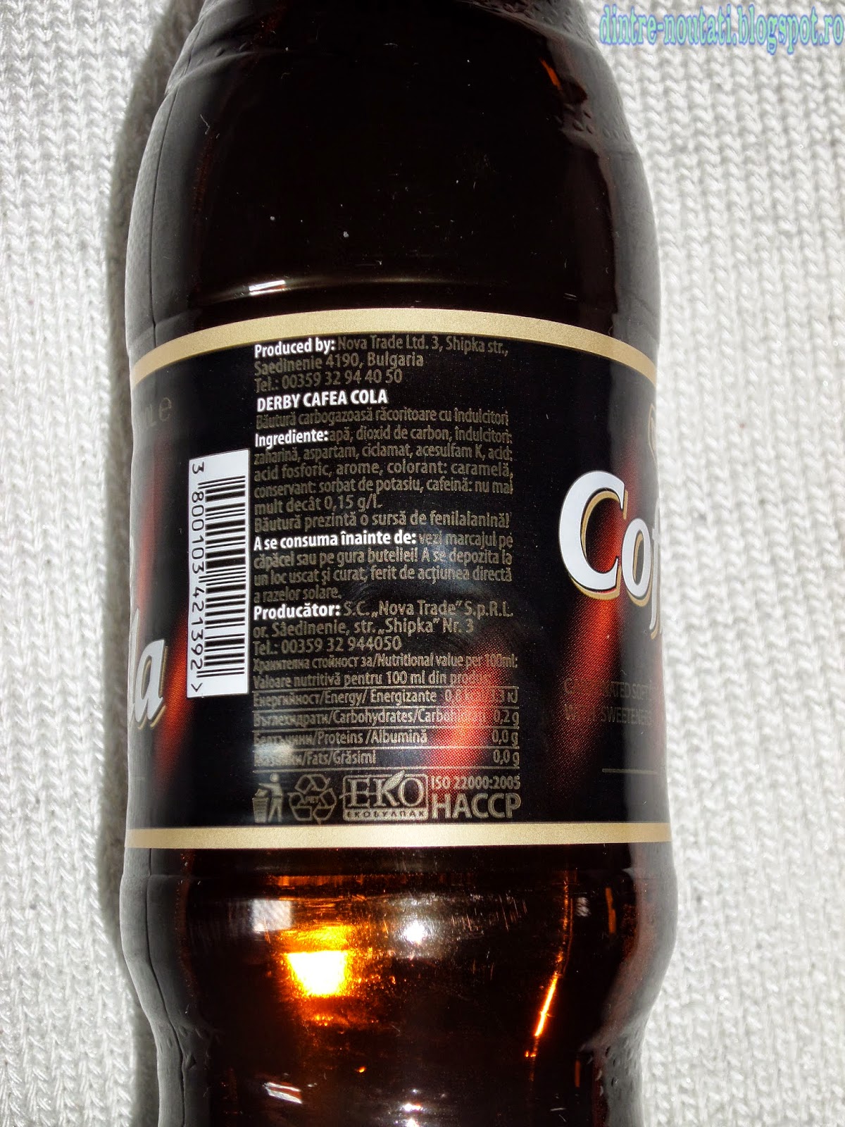 Derby Coffee Cola | D-Nblog. Păreri sincere despre produse noi.Testez ...