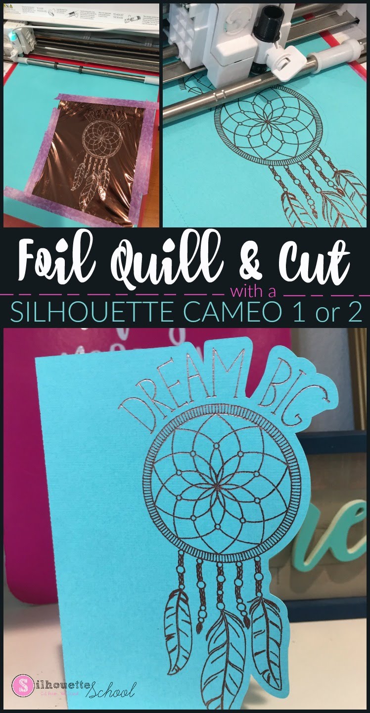 How to Foil Quill and Cut with a Single Carriage Silhouette Machine