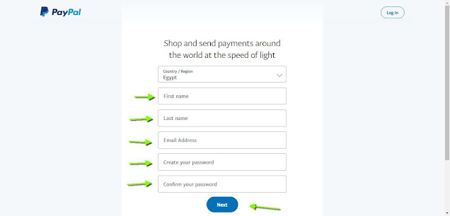 كيفية إنشاء حساب باى بال PayPal بالطريقة الصحيحة (ملف كامل) باى بال