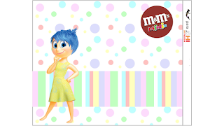 Del Revés, Intensamente o Inside Out: Etiquetas para Candy Bar para Imprimir Gratis. Etiquetas M&M para imprimir gratis de Del Revés, Intensamente o Inside Out.