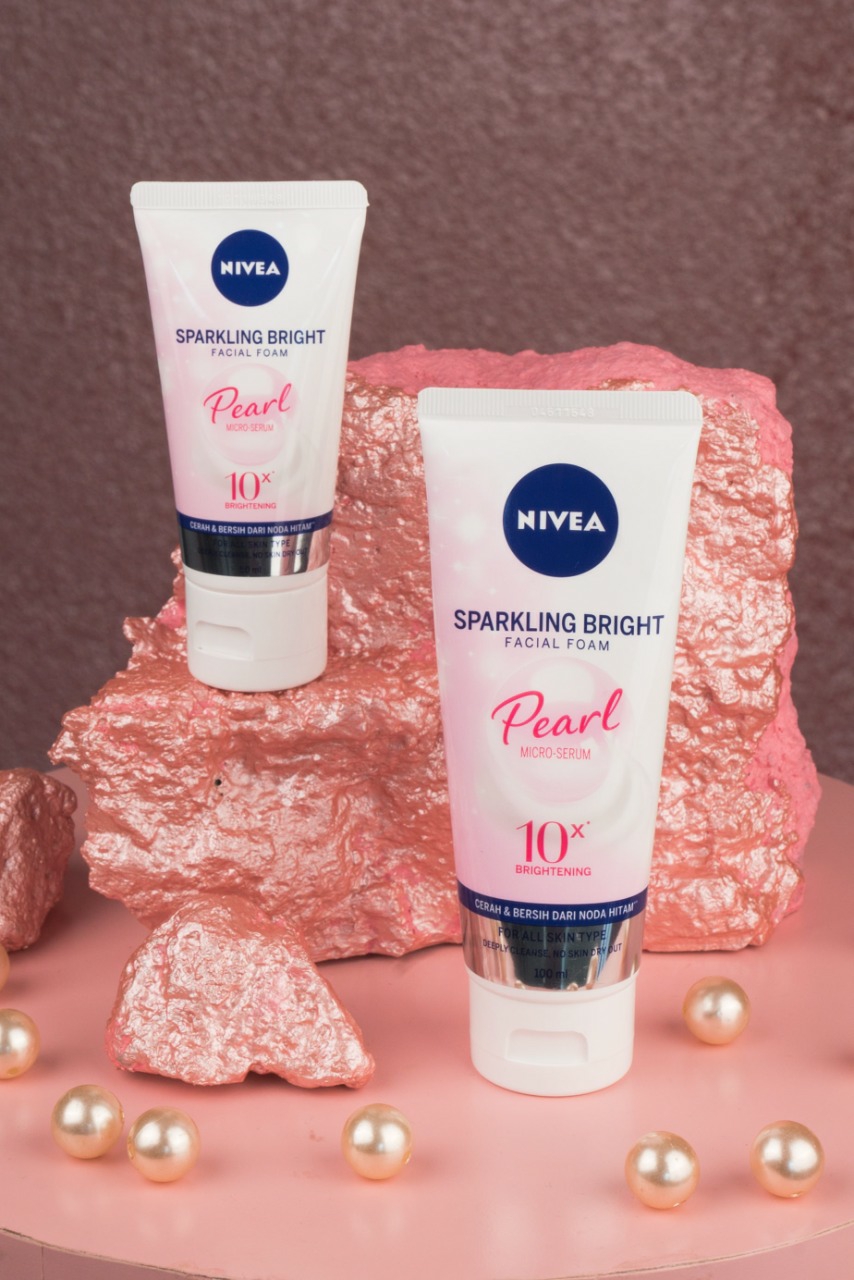 nivea sparkling bright facial foam