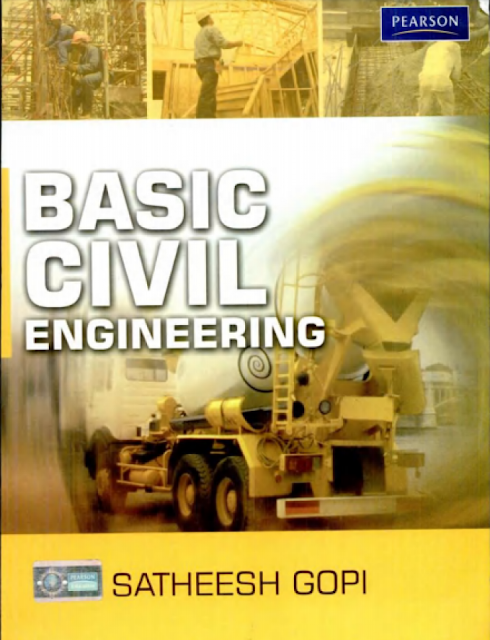 Download Basic Civil Engineering By Satheesh Gopi Easily In PDF Format For Free.