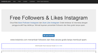 Auto Like dan Follow Instagram Free Work Terbaru