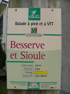 Wandelroute Auvergne - Besserve et Sioule - sauret-Besserve - Waterval les 3 cuves