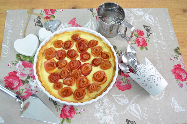 Tarta De Rosas De Manzana 
