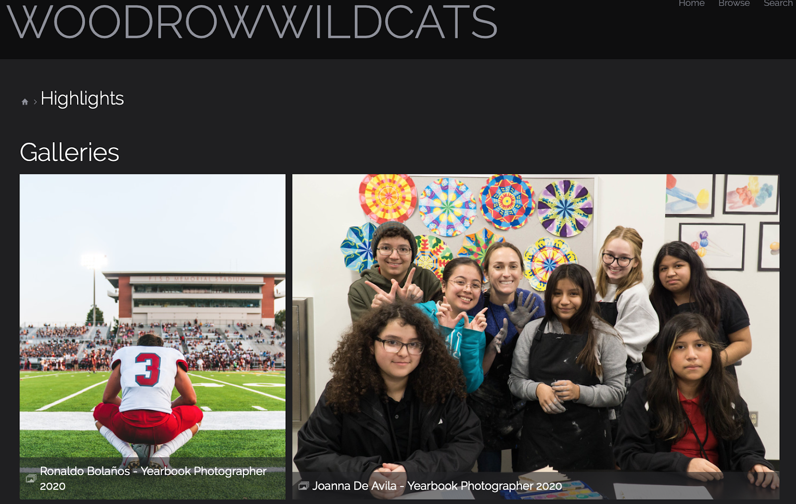 Woodrow Wilson HS Yearbook "The Crusader" Highlights from the Yearbook