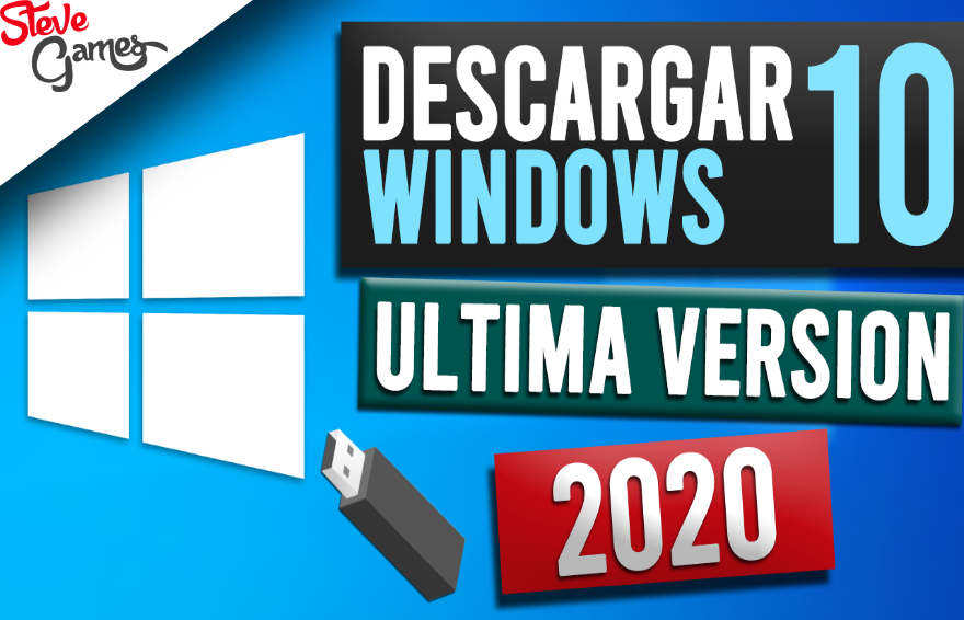 Windows 10 Pro Español [64Bits] Actualización Abril 2020 SteveGames