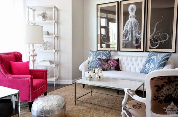 Decorating with Pink Seat