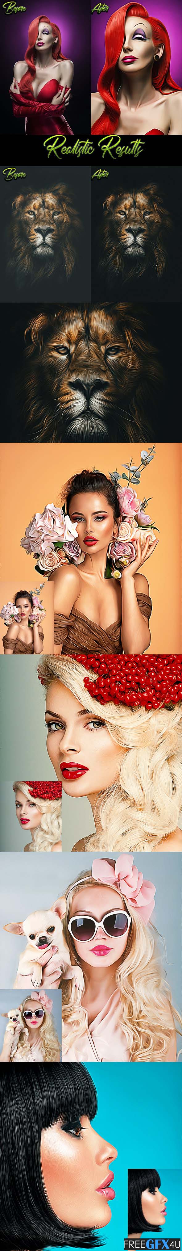 Free Download Ultra Vector Paint Action Luckystudio4u