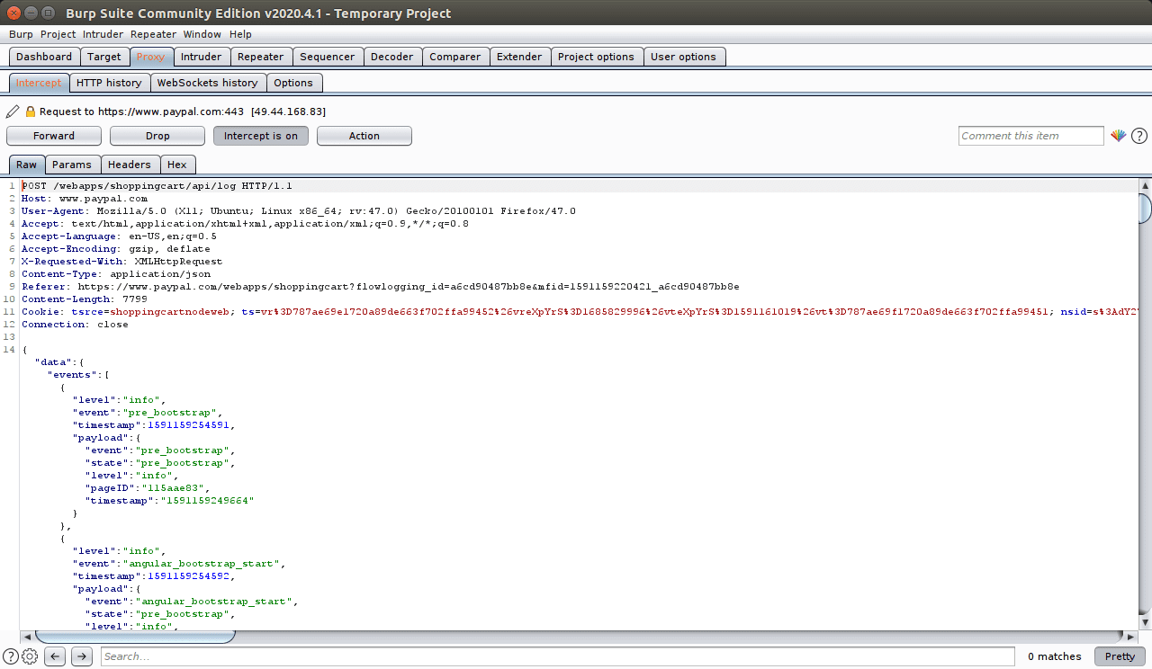 How to tamper data of a website using Burp Suite
