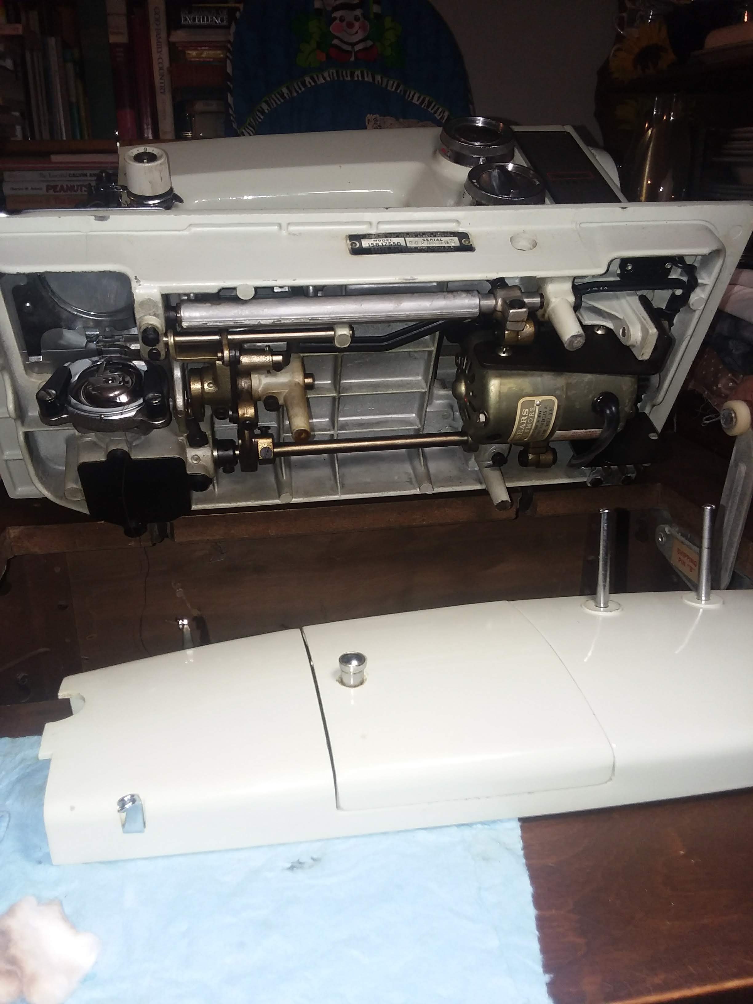 Kenmore 1755 Sewing Machine Fix Twin Needle Embroidery Troubleshooting