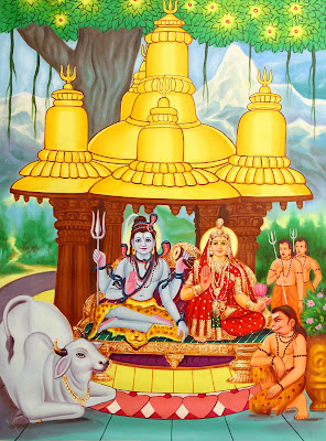 Shivaparivar Housed in A Temple of Gold