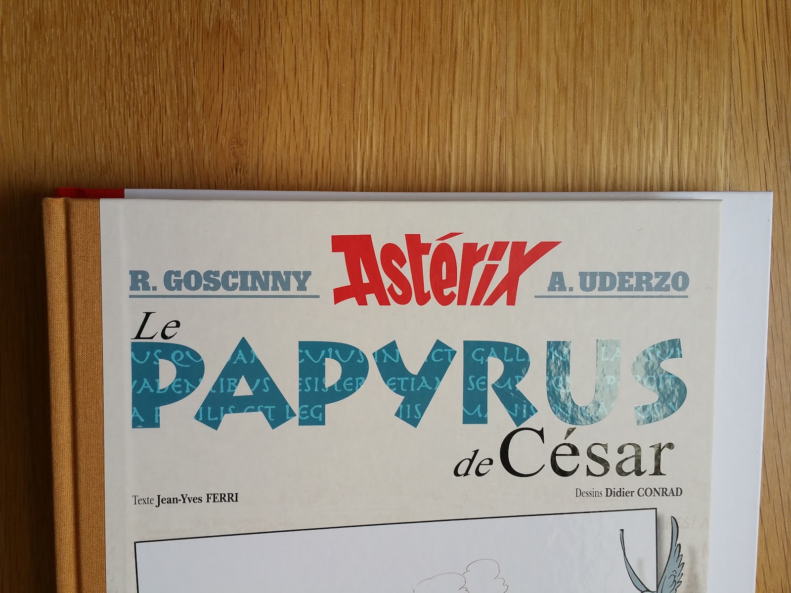 my absolute collection: Astérix Le Papyrus de César Version Luxe Grand  Format