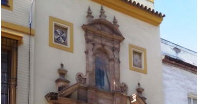 SEVILLA VISTA A LOS 80 AÑOS LA CALLE ALFONSO XII.