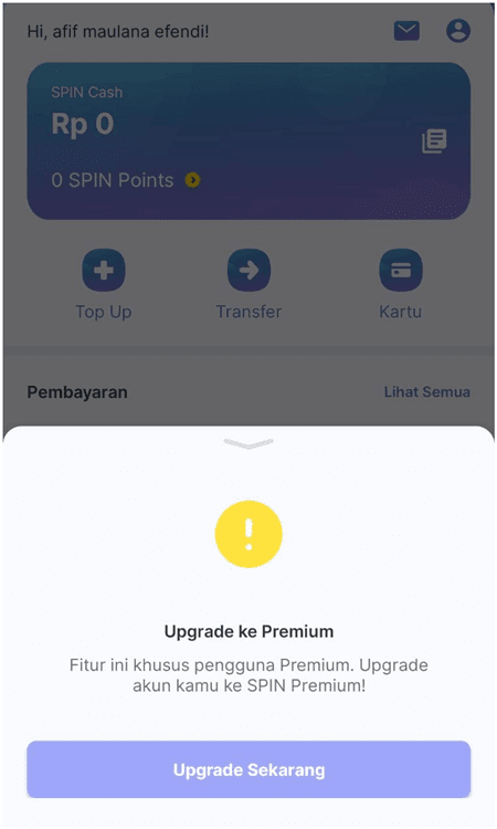 Cara Transfer Saldo Spin Pay ke Rekening