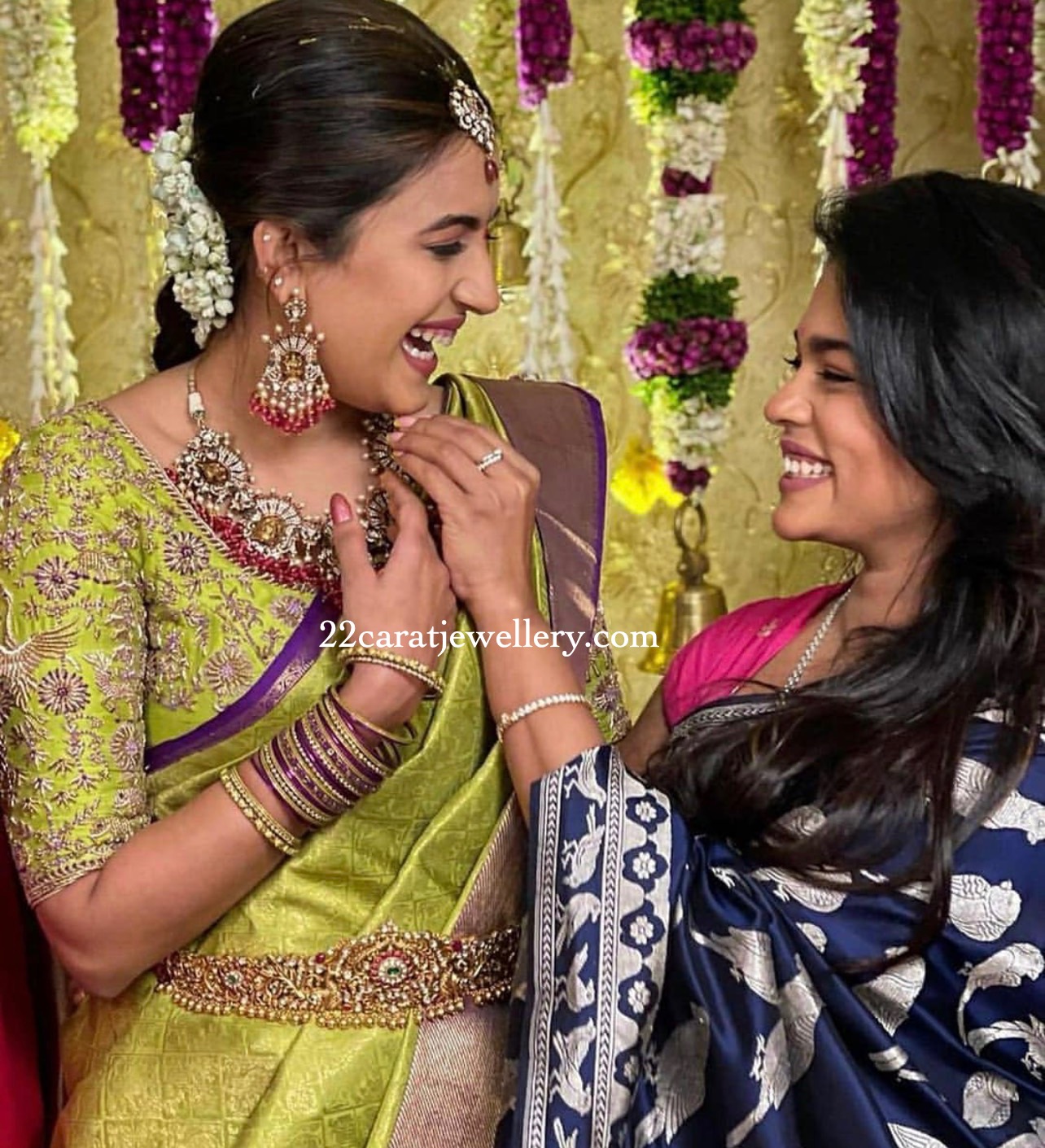 Niharika Konidela Kundan Vaddanam Jewellery Designs