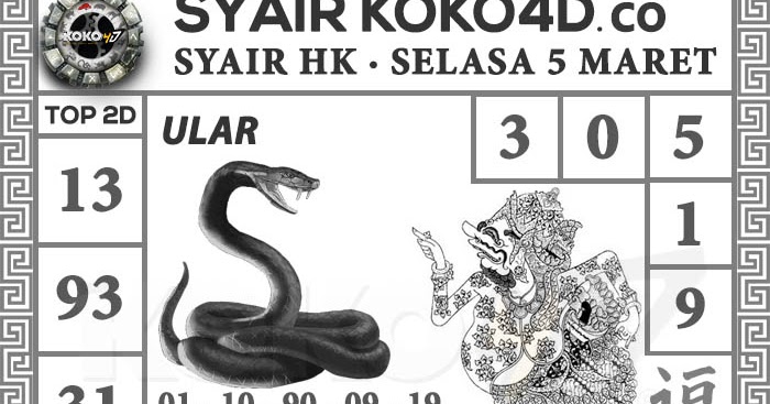 Prediksi Syair Hongkong Hari Selasa Tanggal 5 Maret 2019 - Situs Cara  Pasang Taruhan Dan Bermain Judi Online