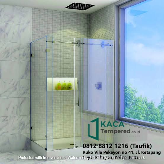 Jual Kaca Shower / Pintu Kamar Mandi #1 di Manado - 0812 8812 1416