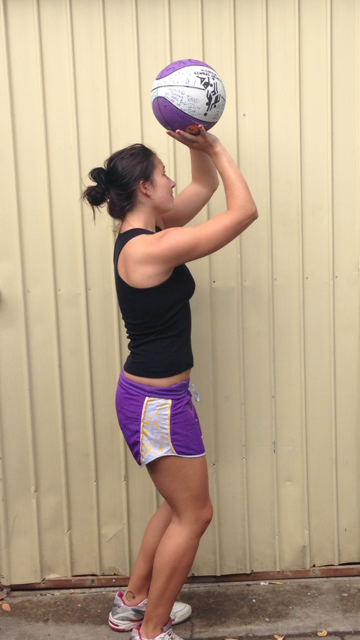 Biomechanics of a netball shot