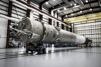Falcon 9 in a hanger after flight Falcon-9-in-a-hanger-after-flight