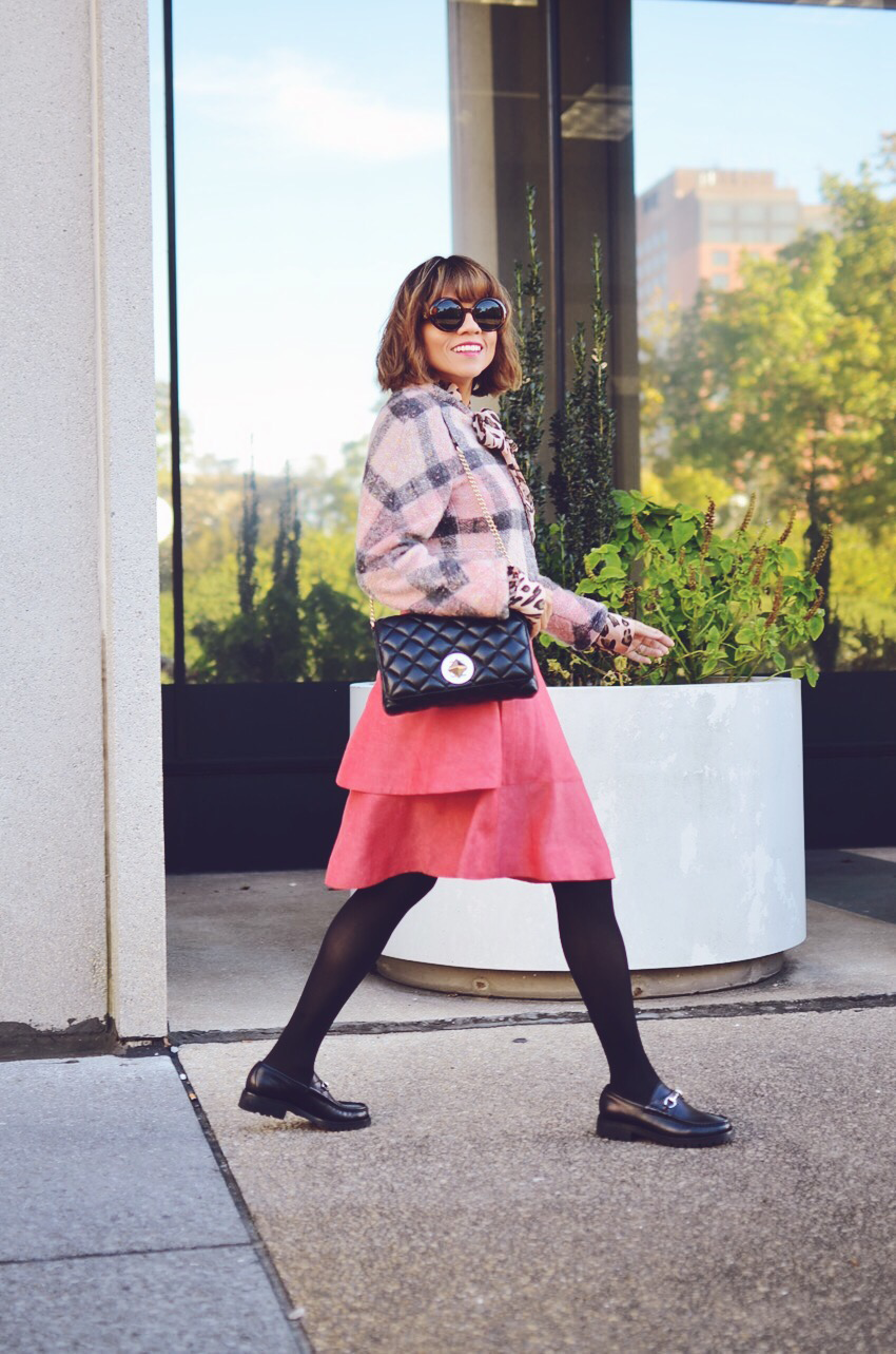 Pink Outfit Street Style 