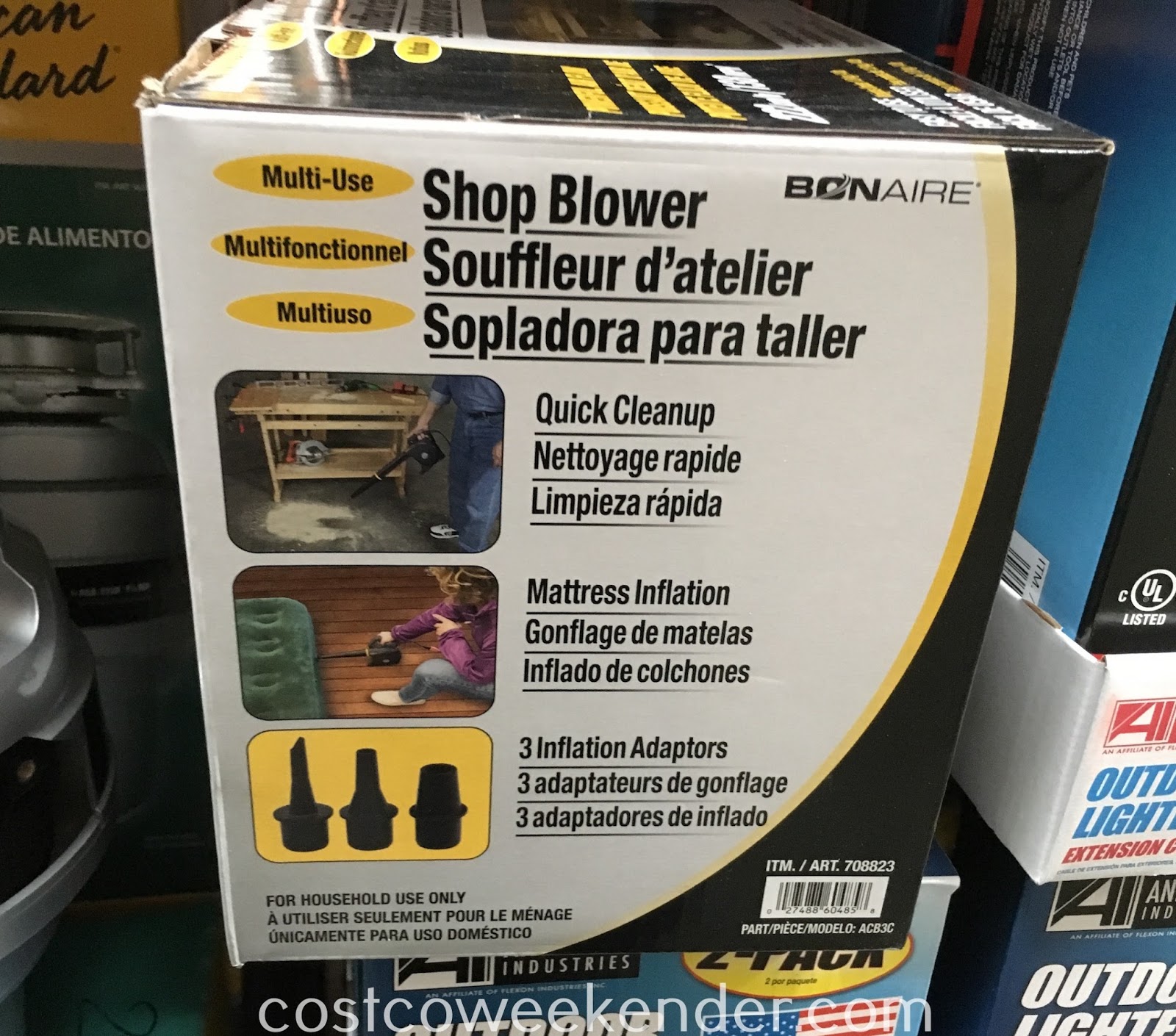 BonAire Industries MultiUse Shop Blower Costco Weekender