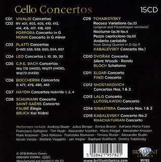 71lHhZwJc0L SL1203  - Cello Concertos Edition - Box Set 15CDs