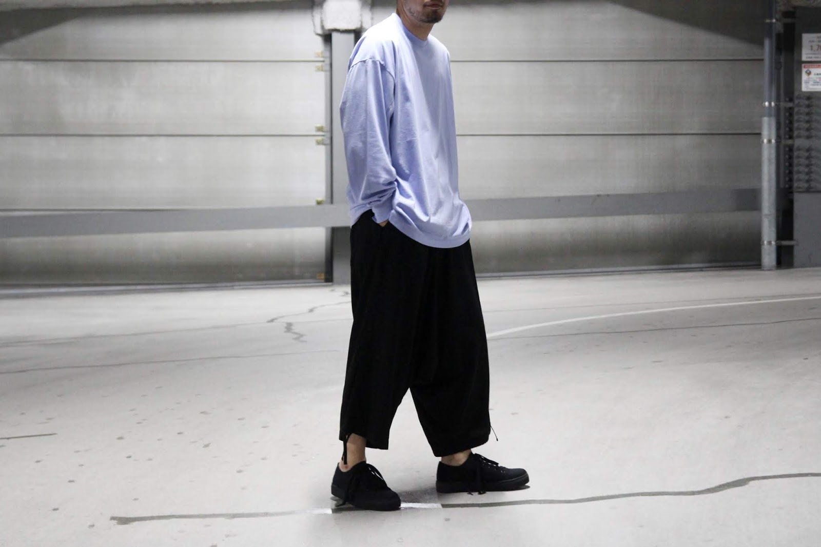 yohjiyamamoto pourhomme 19SS サルエルパンツ