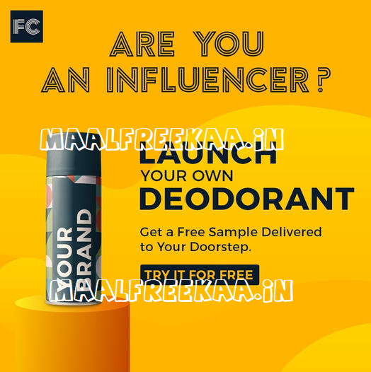 Free Sample of Deodorant Free Sample Deodorant Influencer Launch own brand and get free