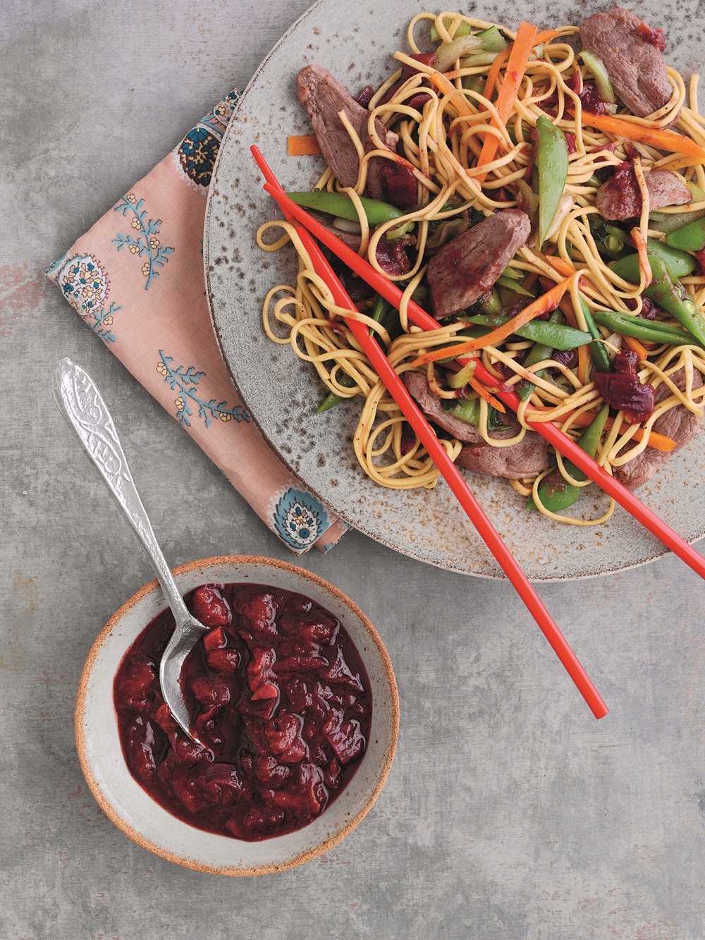 South African Plum Sauce With Duck Stir Fry Claire Justine Oxox