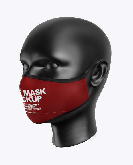 Download Free Face Mask Mockup PSD Mockup Template