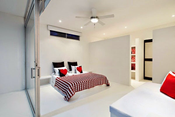 Facades of minimalist homes