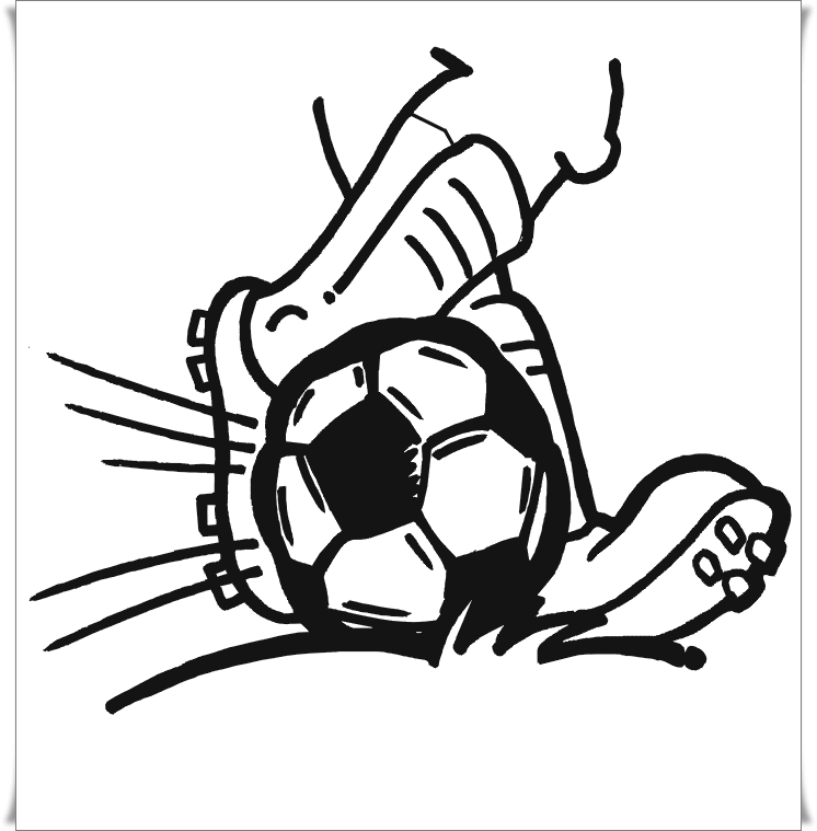 Ausmalbilder zum Ausdrucken: Ausmalbilder Fußball